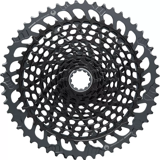 SRAM XG-1295 Eagle 12 Speed Cassette - Black - 10-52t}, Black