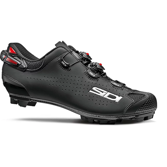 Sidi Tiger 2 SRS Carbon MTB Cycling Shoes SS21 - EU 41} - Black-Black, Black-Black