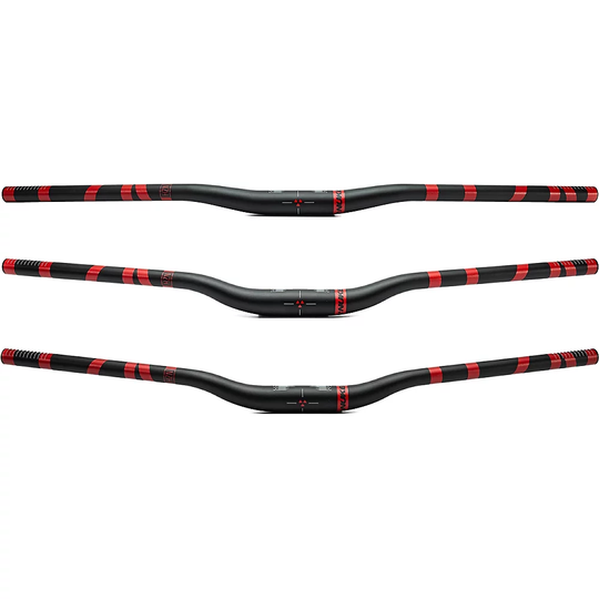 Nukeproof Horizon V2 Alloy Riser Bar (31.8mm) - Black - Red, Black - Red