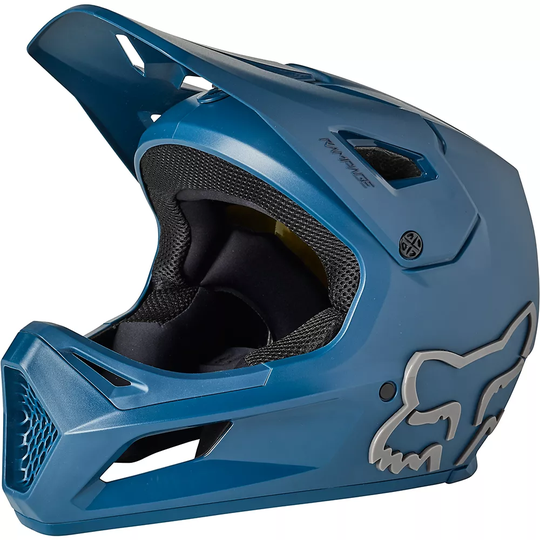 Fox Racing Rampage Full Face MTB Helmet SS22 - M} - Dark Indigo, Dark Indigo