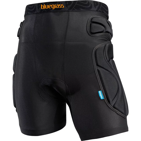 Bluegrass Wolverine Protective MTB Shorts - XL} - Black, Black