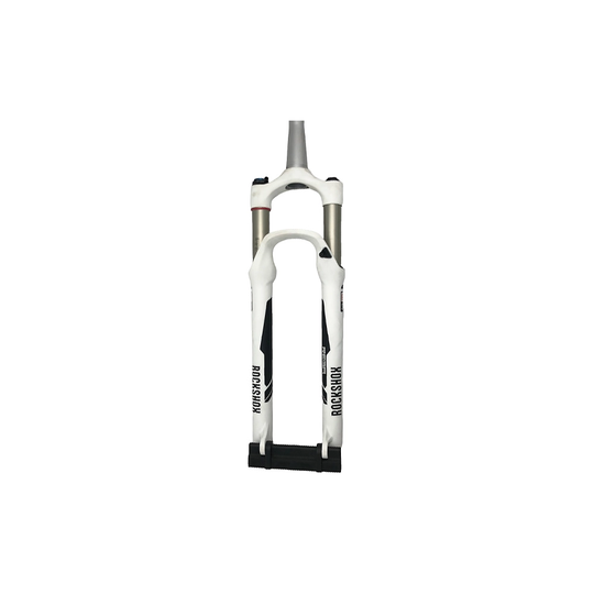 RockShox Reba RL Solo Air QR Fork - 100mm Travel - White-Black, White-Black