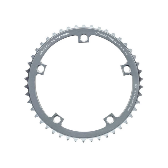 TA Shimano-Campagnolo Track Chain Ring - 5-Bolt - Silver, Silver