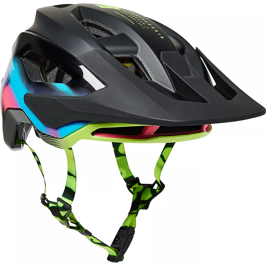 Fox Racing Speedframe Pro MTB Helmet (Lunar) AW22 - M} - Black-Multi, Black-Multi