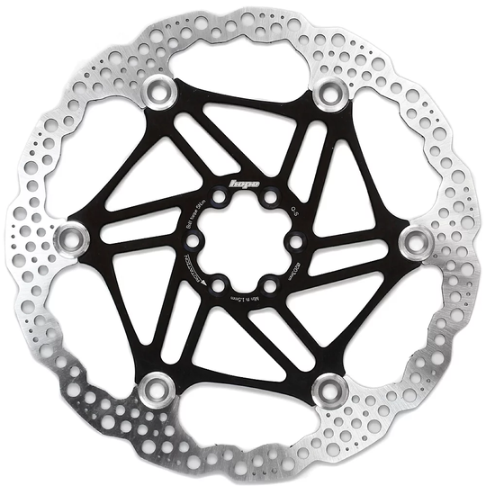 Hope Floating Disc Brake Rotor - Black - 140mm}, Black