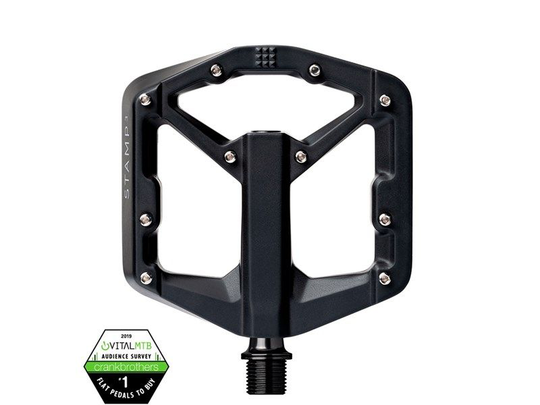 Crankbrothers Stamp 3 Small Magnesium musta