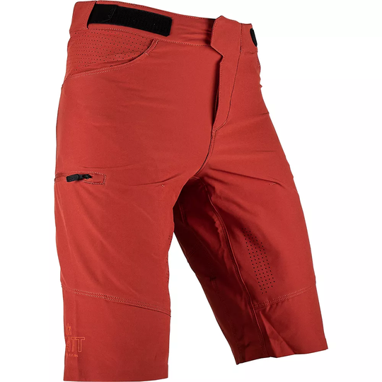 Leatt MTB Trail 3.0 Shorts 2023 - S} - Lava, Lava