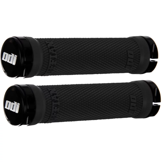 ODI Ruffian Lock-On Bonus Pack Bike Grips - 130mm} - Black, Black