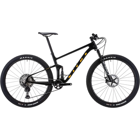 Vitus Rapide FS CRX Mountain Bike - Black - Mango, Black - Mango