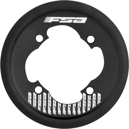 FSA Yamaha Alloy E-MTB Chain Guard - Black - 104}, Black