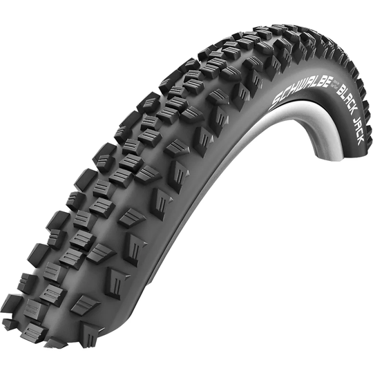 Schwalbe Black Jack Puncture Protect MTB Tyre - Wire Bead, Black