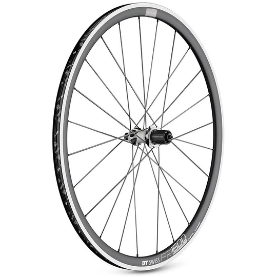DT Swiss PR 1600 SP Road Rear Wheel (32mm) - 130mm Shimano - Black, Black