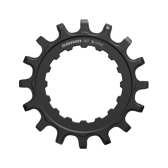SRAM X-SYNC Chain Ring for Bosch Motor - Black - 16t}, Black