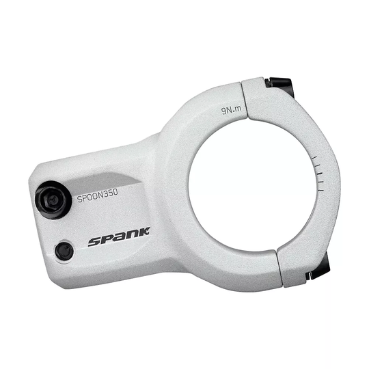 Spank SPOON 350 Mountain Bike Stem - Raw Silver - 1.1/8"}, Raw Silver