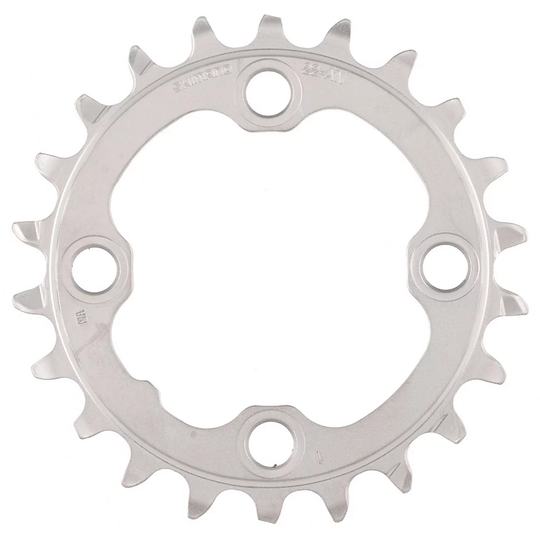 Shimano XT M782 10 Speed Triple MTB Chain Ring - 4-Bolt - Silver, Silver
