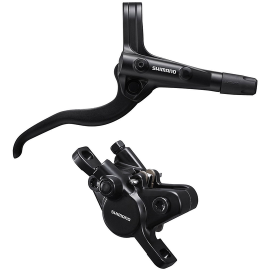 Shimano MT400 Mountain Bike Disc Brake - Black - 1450mm RH}, Black