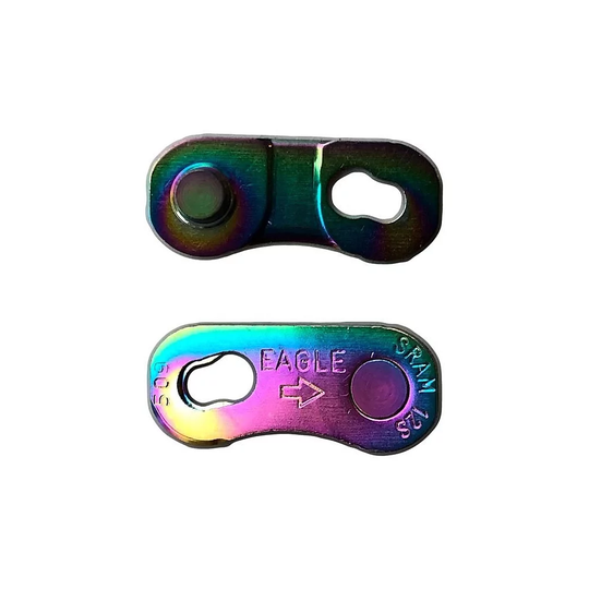 SRAM PowerLock Chain Connector - 12 Speed Eagle MTB} - Rainbow, Rainbow