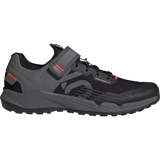 Five Ten Trailcross CLI Clip-In Cycle Shoes SS22 - UK 6.5} - core black-grey three-red, core black-grey three-red