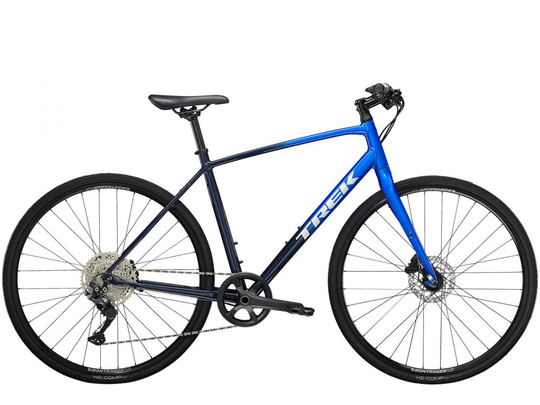 Trek FX 3 Disc 2023 - Alpine Blue to Deep Dark Blue Fade XS