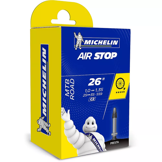 Michelin C2 AirStop Butyl MTB Inner Tube - 1.0 - 1.35 - 1.0 - 1.35"