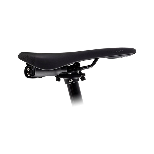 Fizik Gravita Alpaca X5 Saddle with Tool Kit - 130mm} - Black, Black