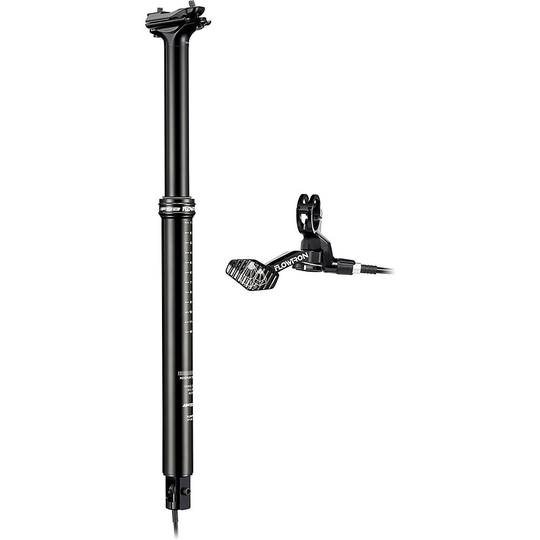 FSA Flowtron Dropper Seat Post - Black - 30.9mm, Black
