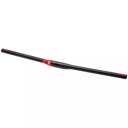 3T Flat 720 Team MTB Handlebar - Black - Red - 31.8mm, Black - Red