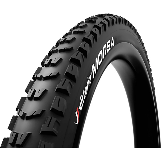 Vittoria Morsa Folding MTB Tyre - 120 TPI - Black, Black