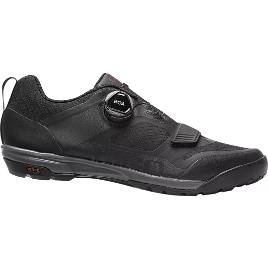 Giro Ventana Off Road Shoes - EU 40} - Black-Dark Shadow, Black-Dark Shadow