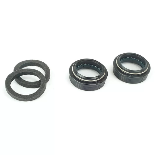 Manitou Mezzer Mountain Bike Fork Dust Seal Kit - Black, Black