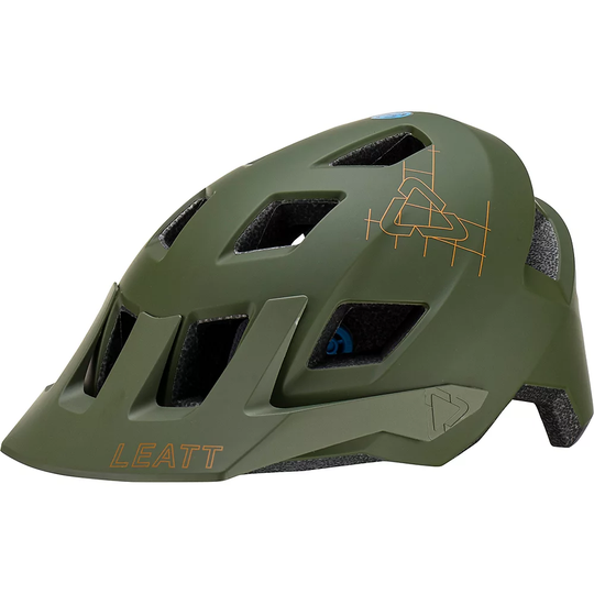 Leatt MTB All Mountain 1.0 Helmet 2023 - S} - Pine, Pine