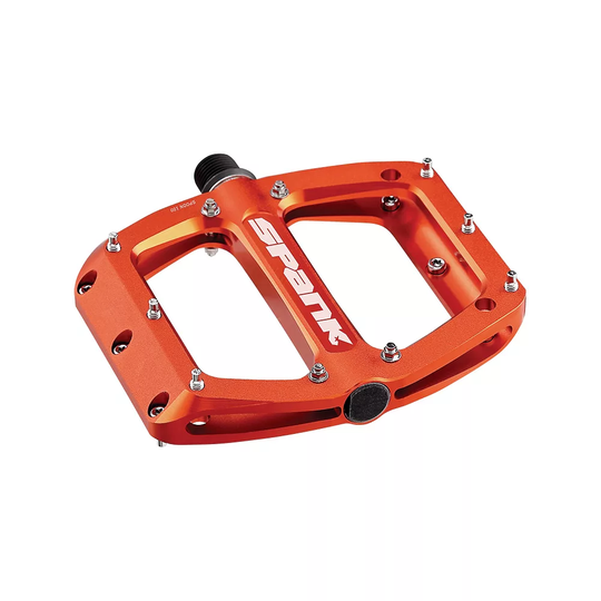 Spank SPOON 110 Flat Mountain Bike Pedals - Orange, Orange