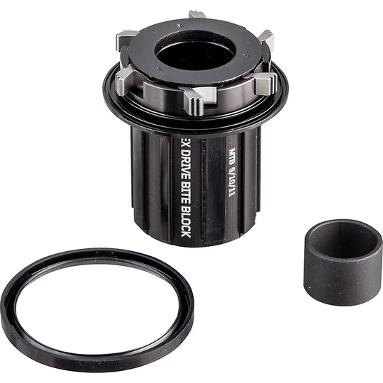 Spank Hex Rear Mountain Bike Freehub Body - Micro Spline} - Black, Black