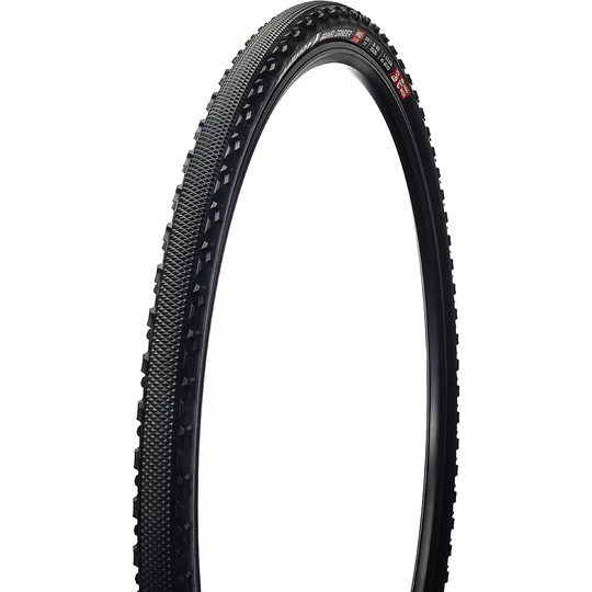 Challenge Gravel Grinder Clincher MTB Tyre - Folding Bead - Black - Black, Black - Black