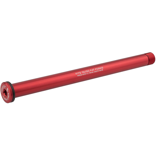 Wolf Tooth Axle for RockShox Boost MTB Fork - 110mm} - Red, Red