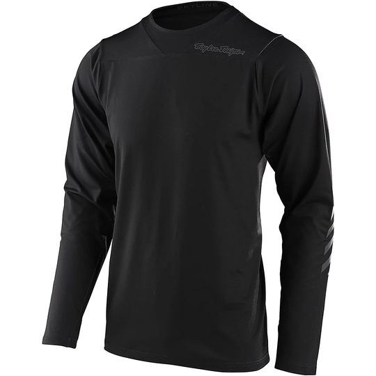 Troy Lee Designs Skyline Chill Cycling Jersey AW21 - L} - Black, Black