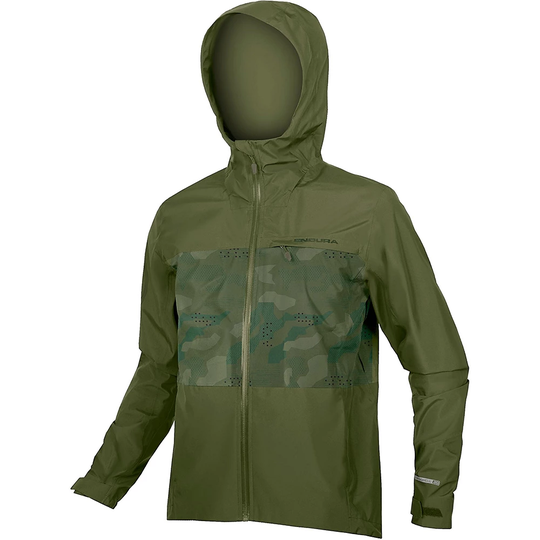 Endura SingleTrack Jacket II - S} - OliveGreen, OliveGreen