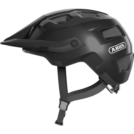 Abus Motrip MTB Cycling Helmet SS22 - S} - Shiny Black, Shiny Black