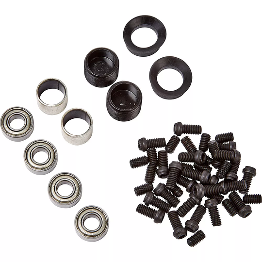 Nukeproof Urchin Youth Flat MTB Pedal Rebuild Kit - Black, Black